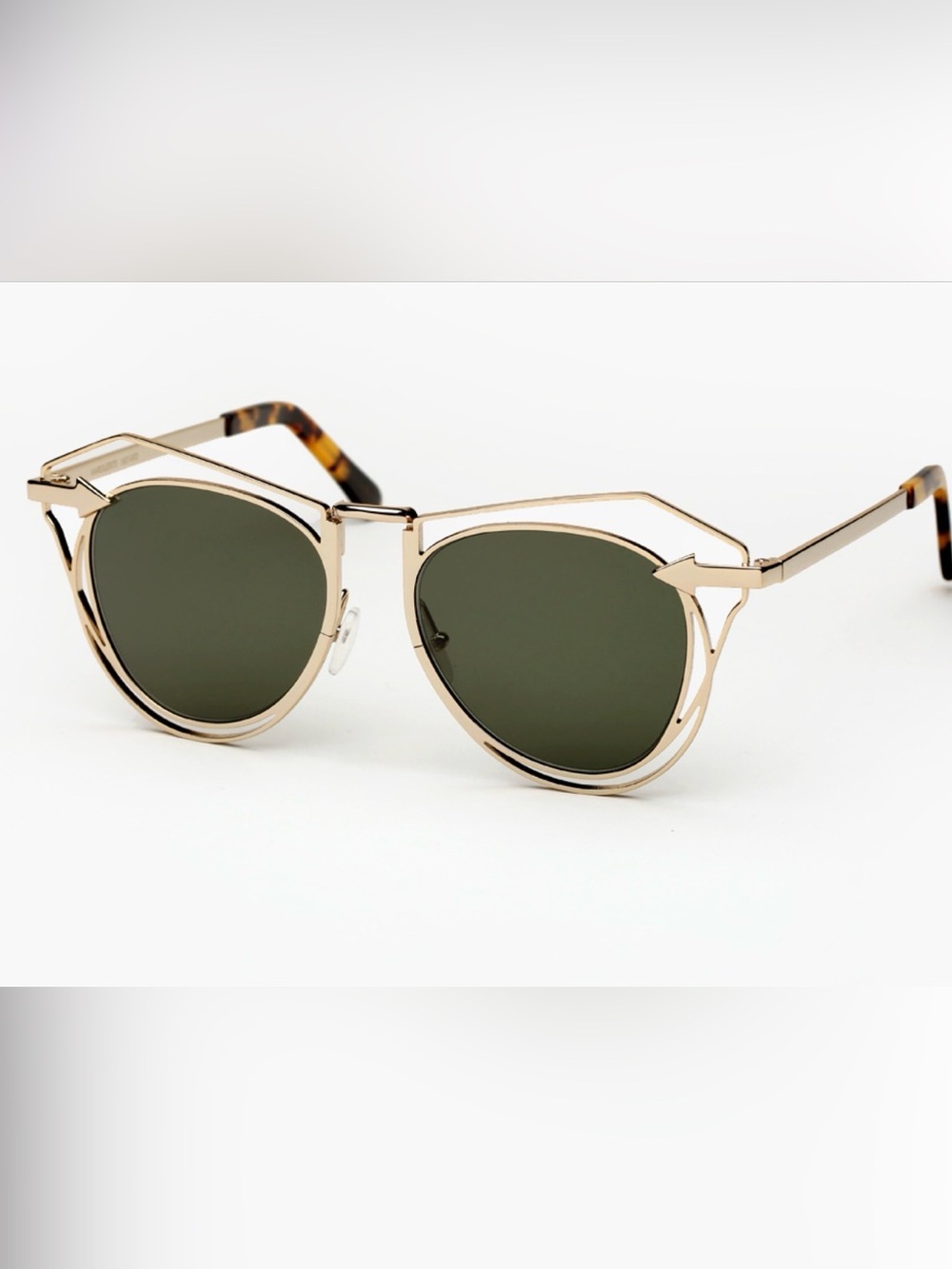 Pre-owned Karen Walker Metal Frame Sunglasses
